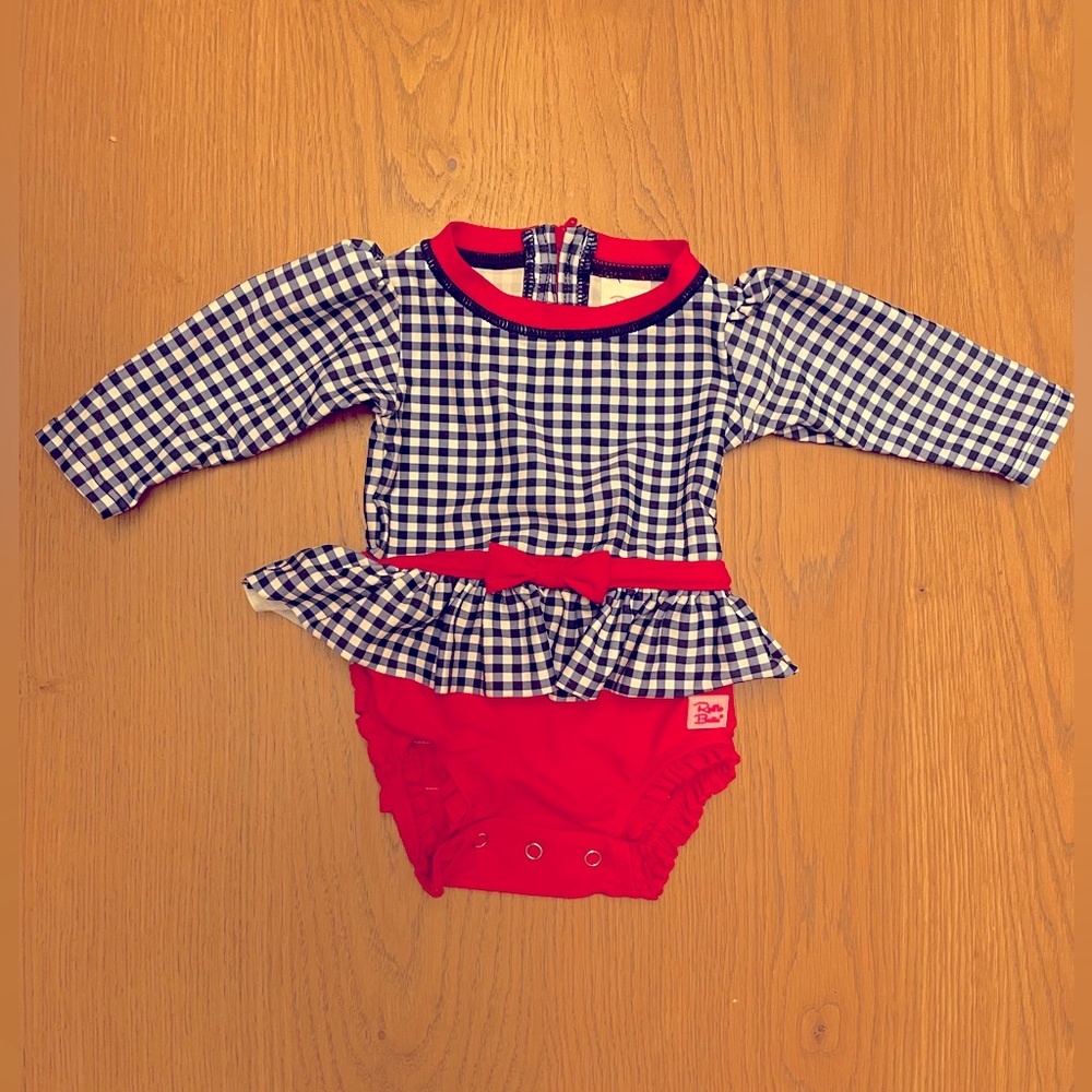 Ruffle Butts baby girl bathing suit | size 3-6 months